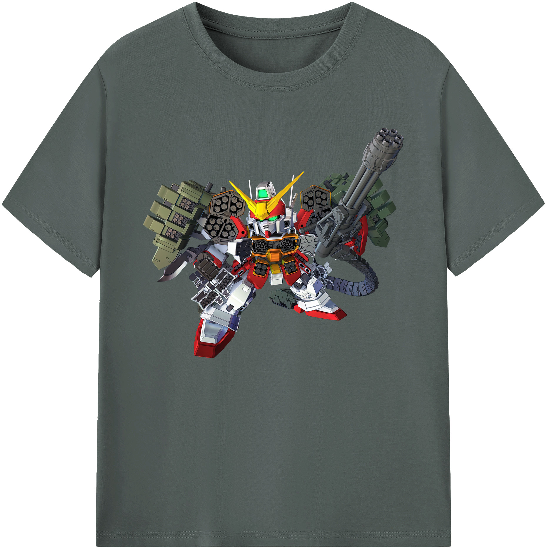（画像用） 機動戦士ガンダム Mobile Suit Gundam 綿100％ メンズ半袖Tシャツ｜肌触りやわらか＆通気性